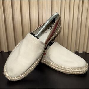 Zara Men’s Comfortable Stylish Footwear Canvas Shoes Beige Size 40/9